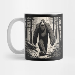 Legends Unveiled: Bigfoot's Stroll Mug